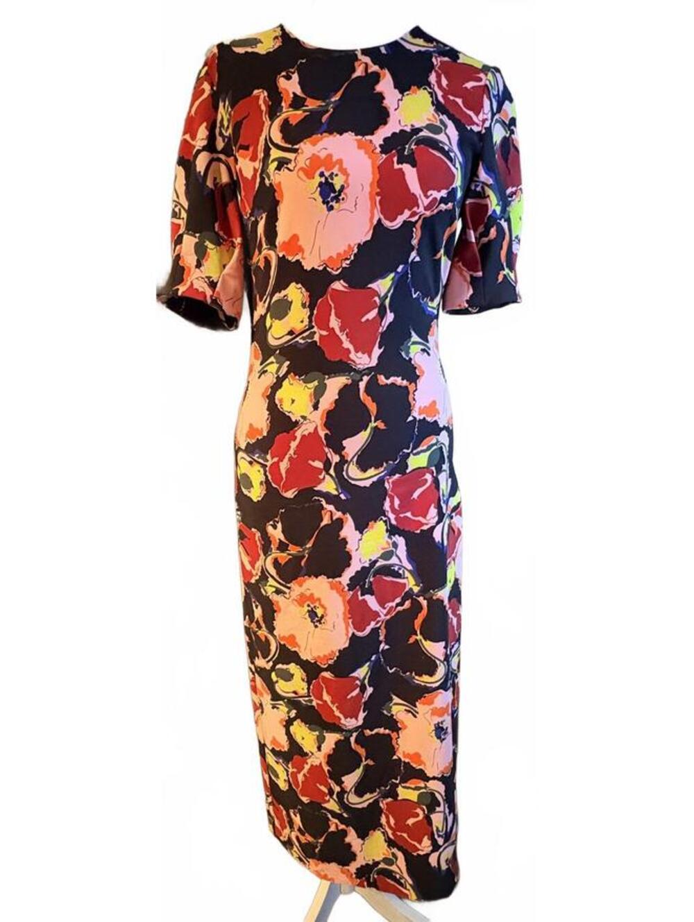 Zara trf collection Floral Dress M